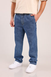 FOX גברים מכנסיים ארוכים ג'ינס WIDE ג'ינס WIDE