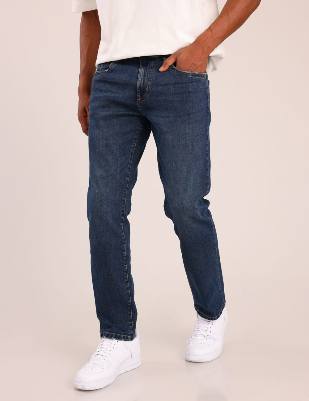 FOX גברים מכנסיים ארוכים ג'ינס STRAIGHT BASIC ג'ינס STRAIGHT BASIC