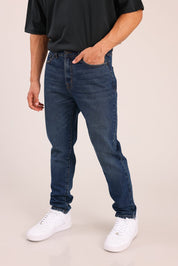 FOX גברים מכנסיים ארוכים ג'ינס LOOSE ג'ינס LOOSE