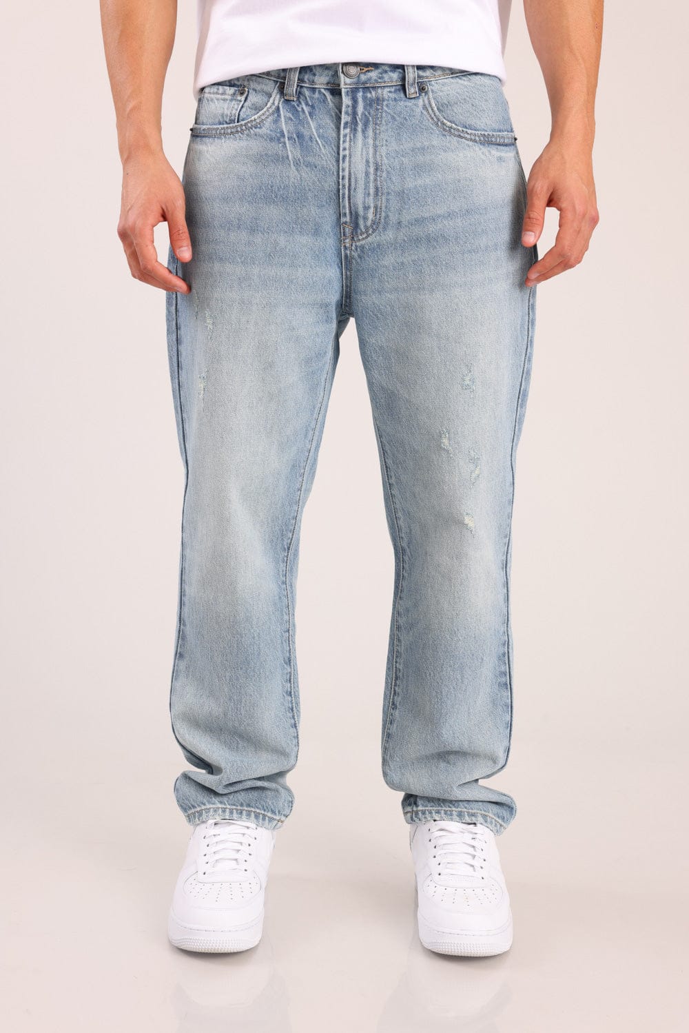 FOX גברים מכנסיים ארוכים ג'ינס BAGGY ג'ינס BAGGY
