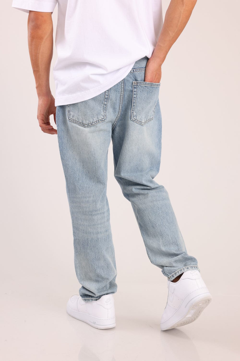 FOX גברים מכנסיים ארוכים ג'ינס BAGGY ג'ינס BAGGY