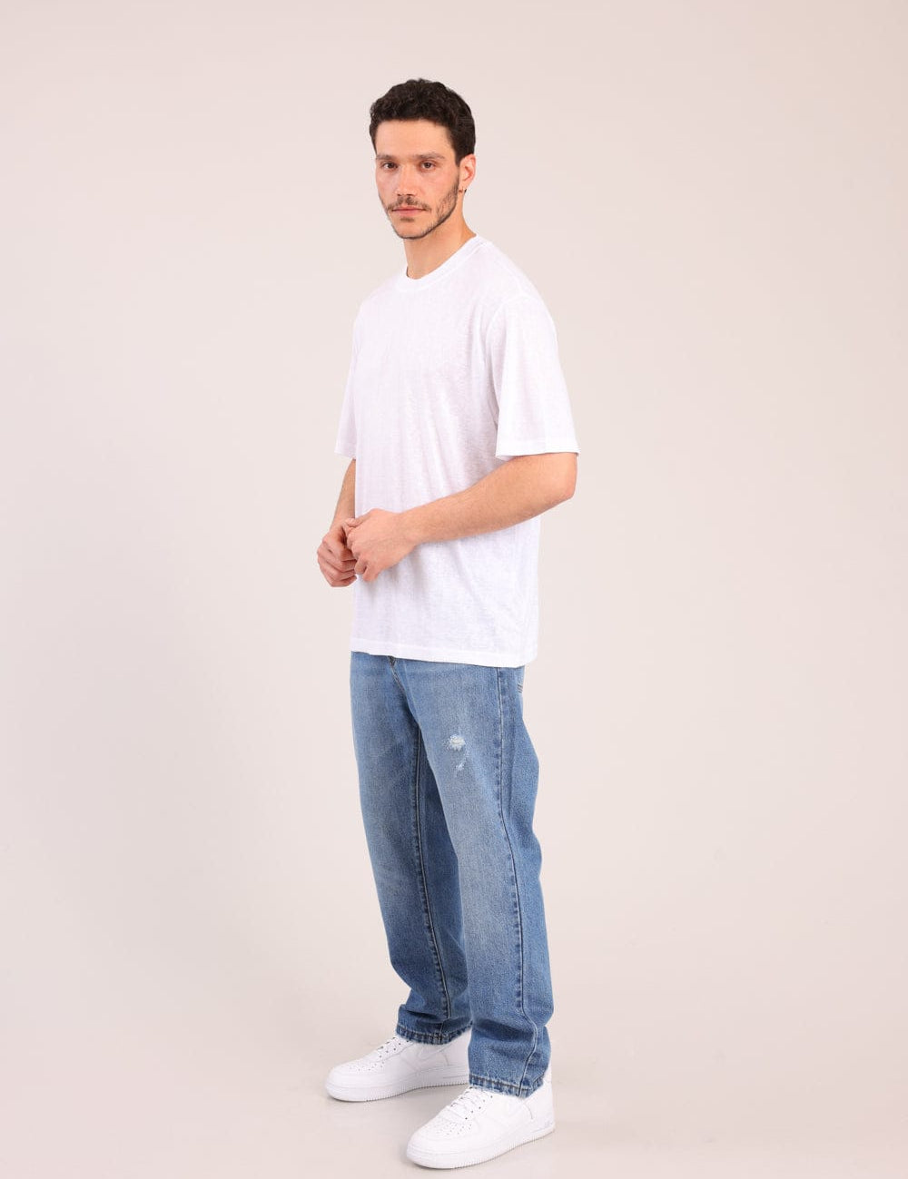 FOX גברים מכנסיים ארוכים ג'ינס BAGGY ג'ינס BAGGY