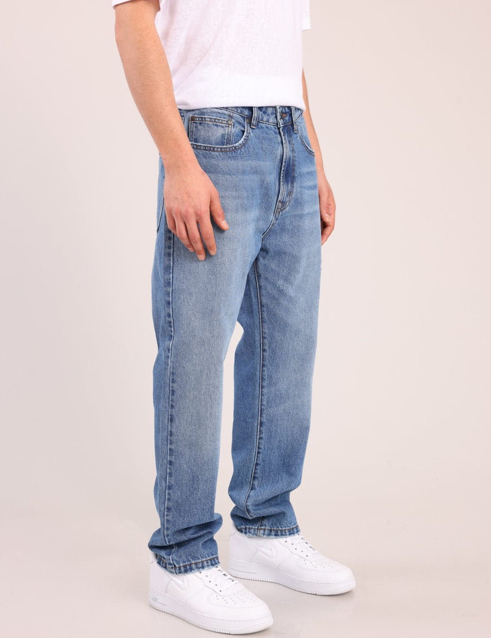 FOX גברים מכנסיים ארוכים ג'ינס BAGGY ג'ינס BAGGY