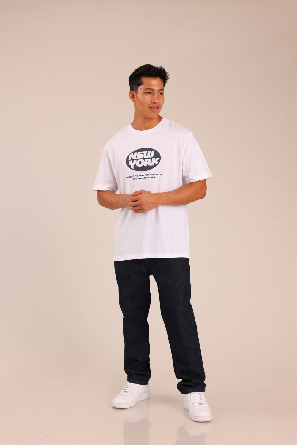 FOX גברים מכנסיים ארוכים ג'ינס BAGGY ג'ינס BAGGY