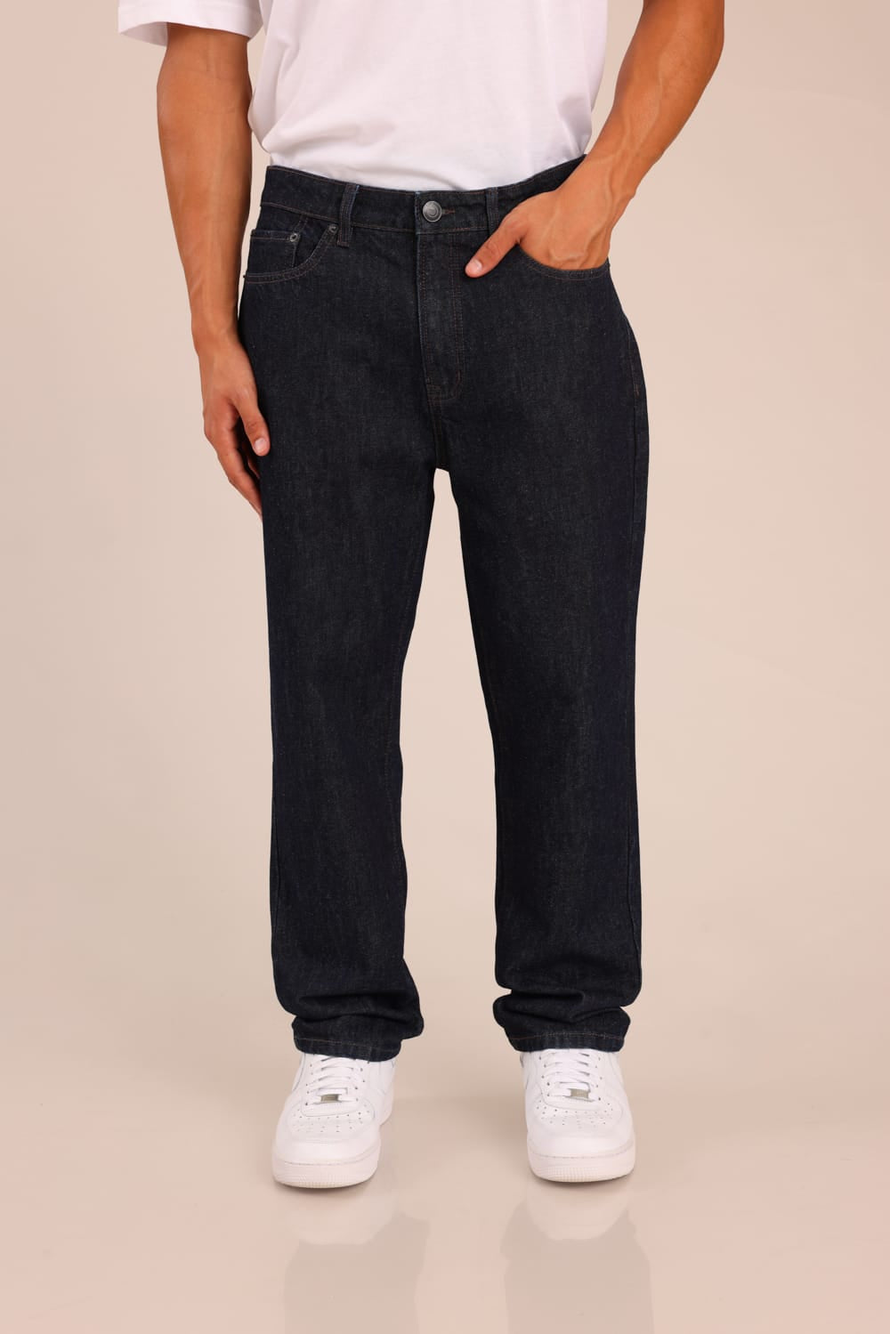 FOX גברים מכנסיים ארוכים ג'ינס BAGGY ג'ינס BAGGY