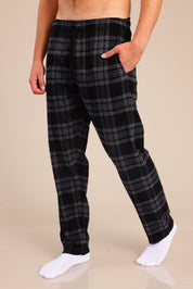 FOX גברים אחר מכנסי פיג'מה פלאנל מכנסי פיג'מה פלאנל