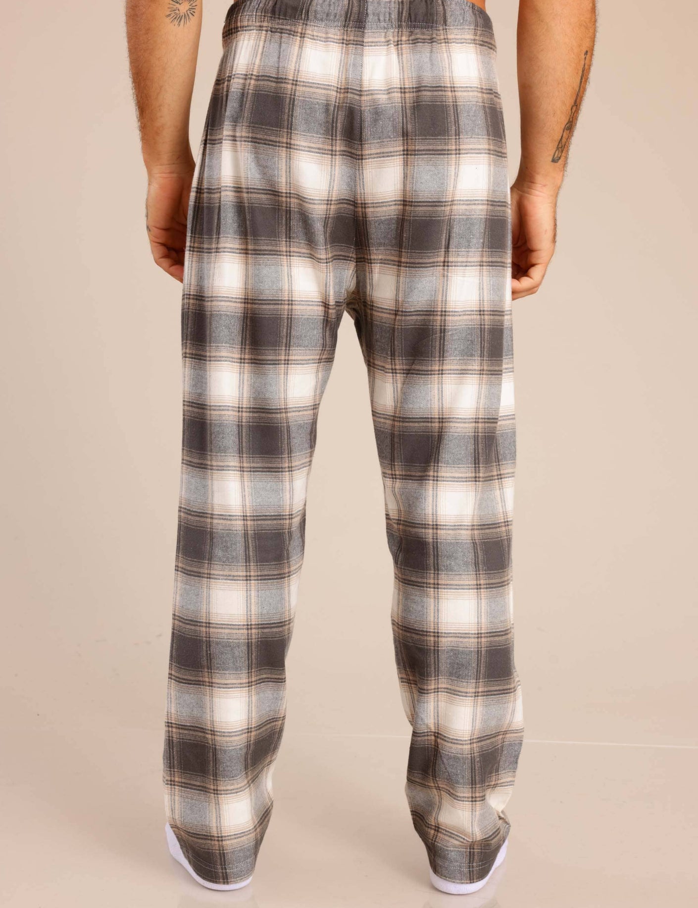 FOX גברים אחר מכנסי פיג'מה פלאנל מכנסי פיג'מה פלאנל