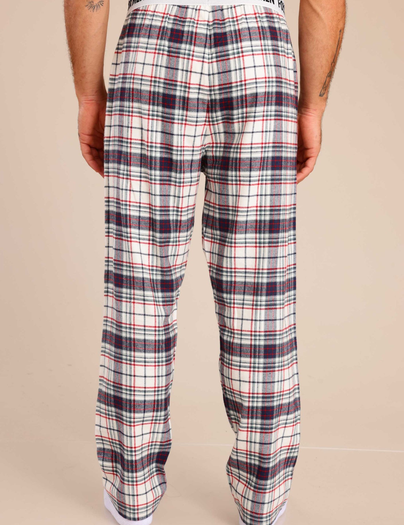 FOX FOX אחר מכנסי פיג'מה פלאנל מכנסי פיג'מה פלאנל