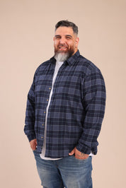 FOX פלאס גברים חולצה חולצה מכופתרת | PLUS SIZE חולצה מכופתרת | PLUS SIZE