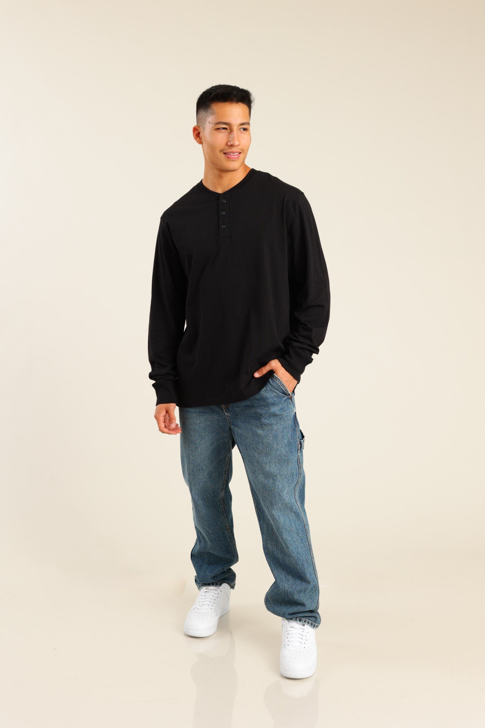 FOX גברים חולצה חולצה עם כפתורים חולצה עם כפתורים