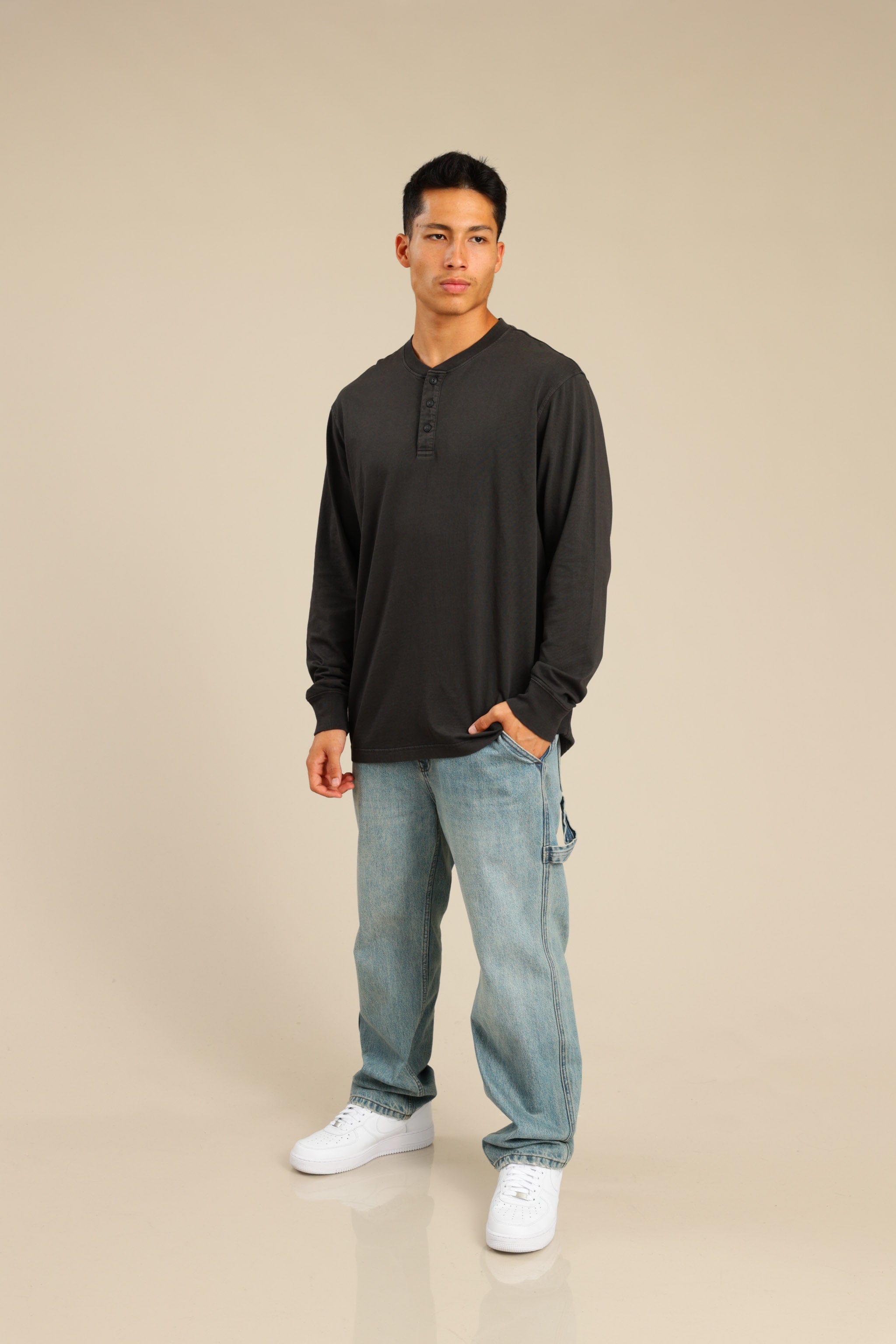 FOX גברים חולצה חולצה עם כפתורים חולצה עם כפתורים