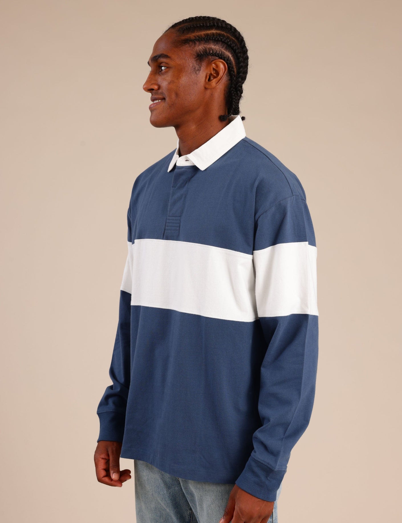 FOX גברים חולצה חולצת פולו ארוכה חולצת פולו ארוכה