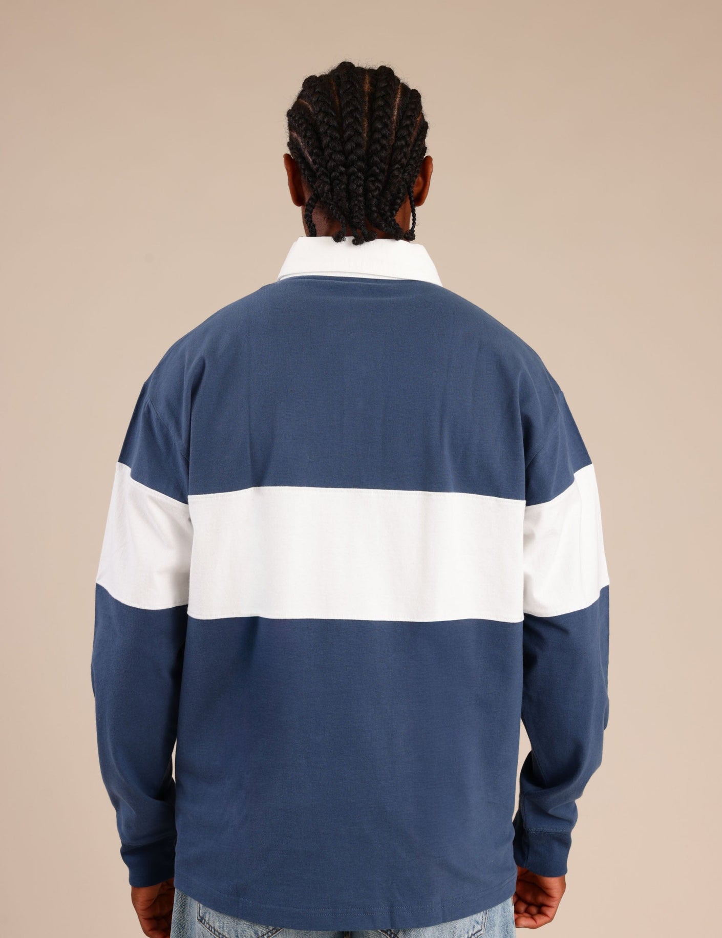 FOX גברים חולצה חולצת פולו ארוכה חולצת פולו ארוכה