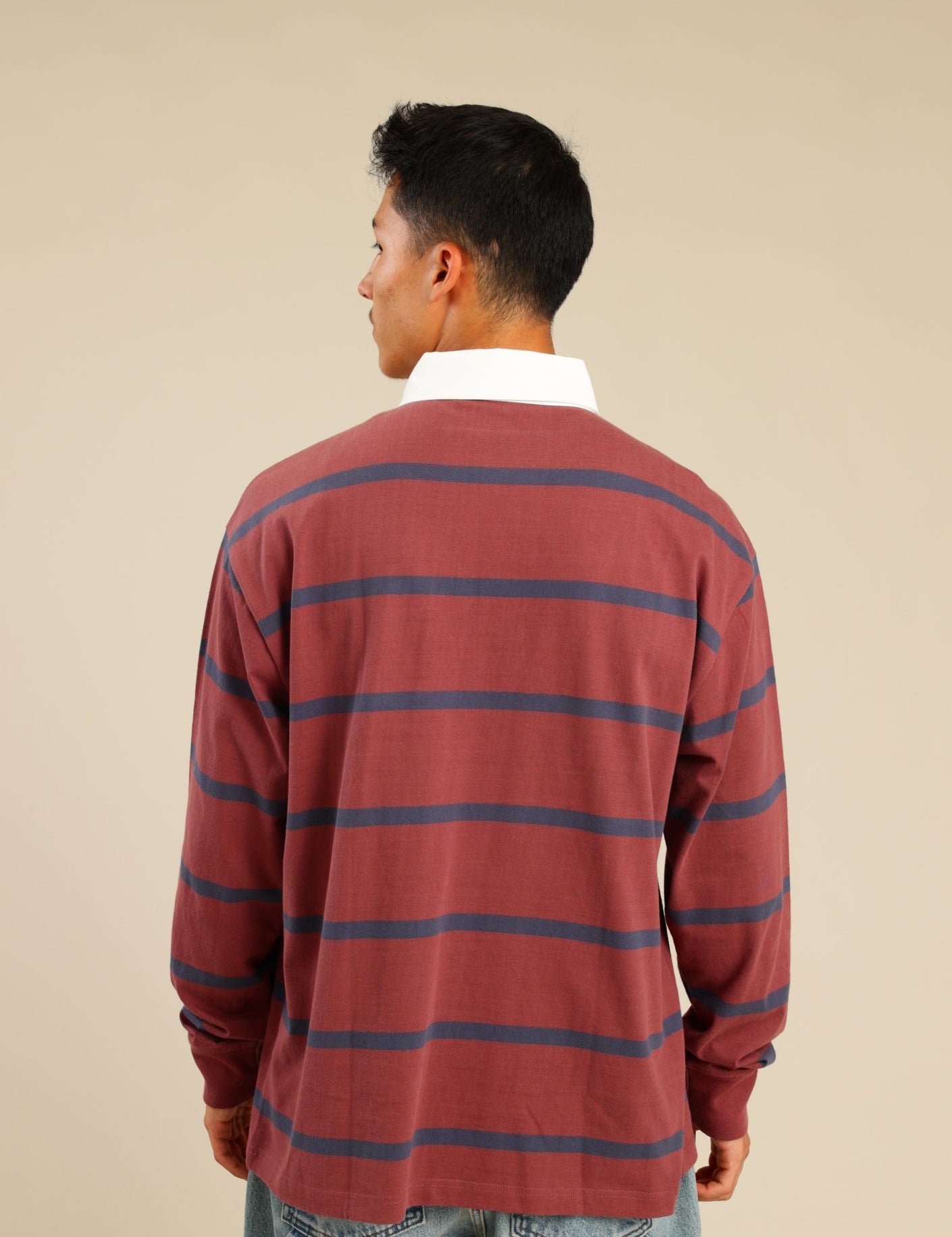 FOX גברים חולצה חולצת פולו ארוכה חולצת פולו ארוכה