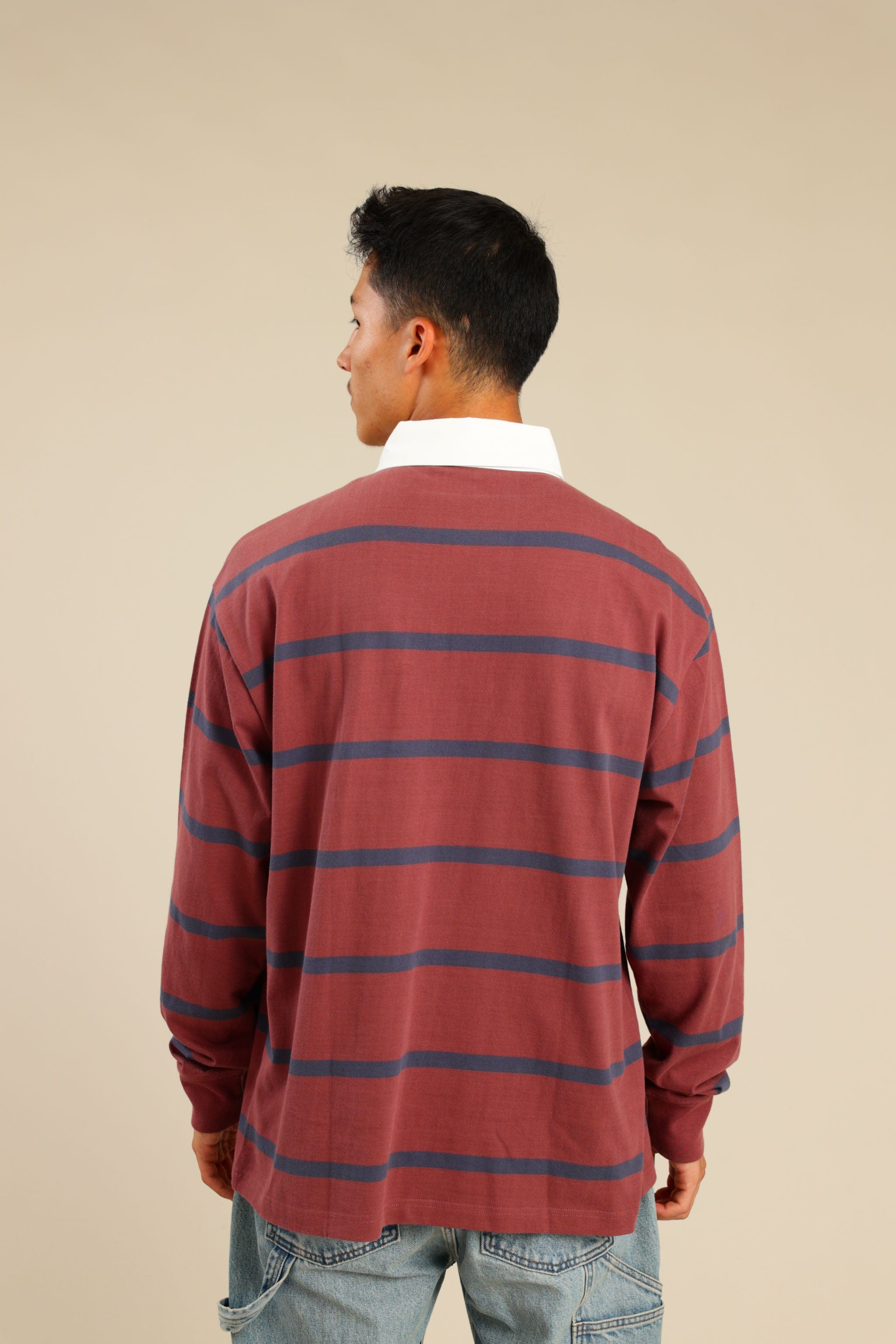 FOX גברים חולצה חולצת פולו ארוכה חולצת פולו ארוכה