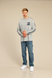 FOX גברים חולצה חולצה עם הדפס חולצה עם הדפס