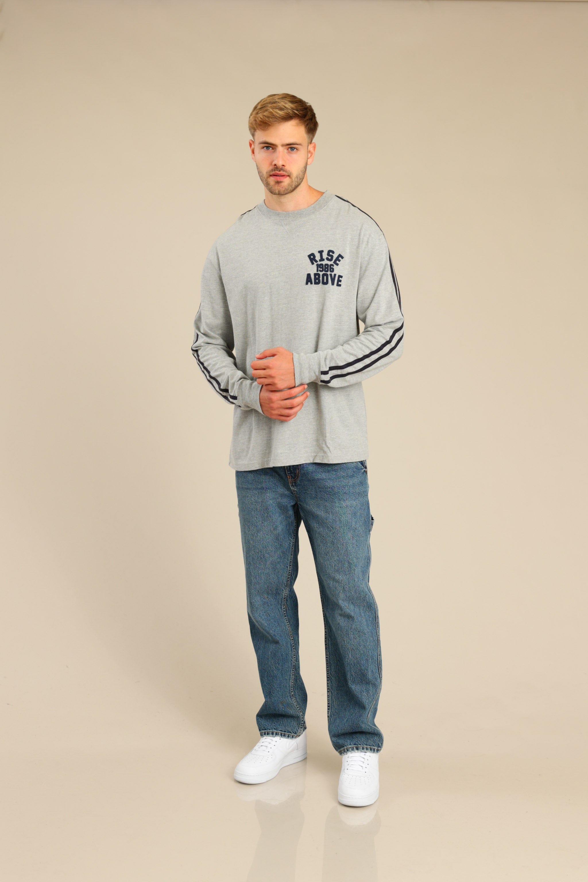 FOX גברים חולצה חולצה עם הדפס חולצה עם הדפס