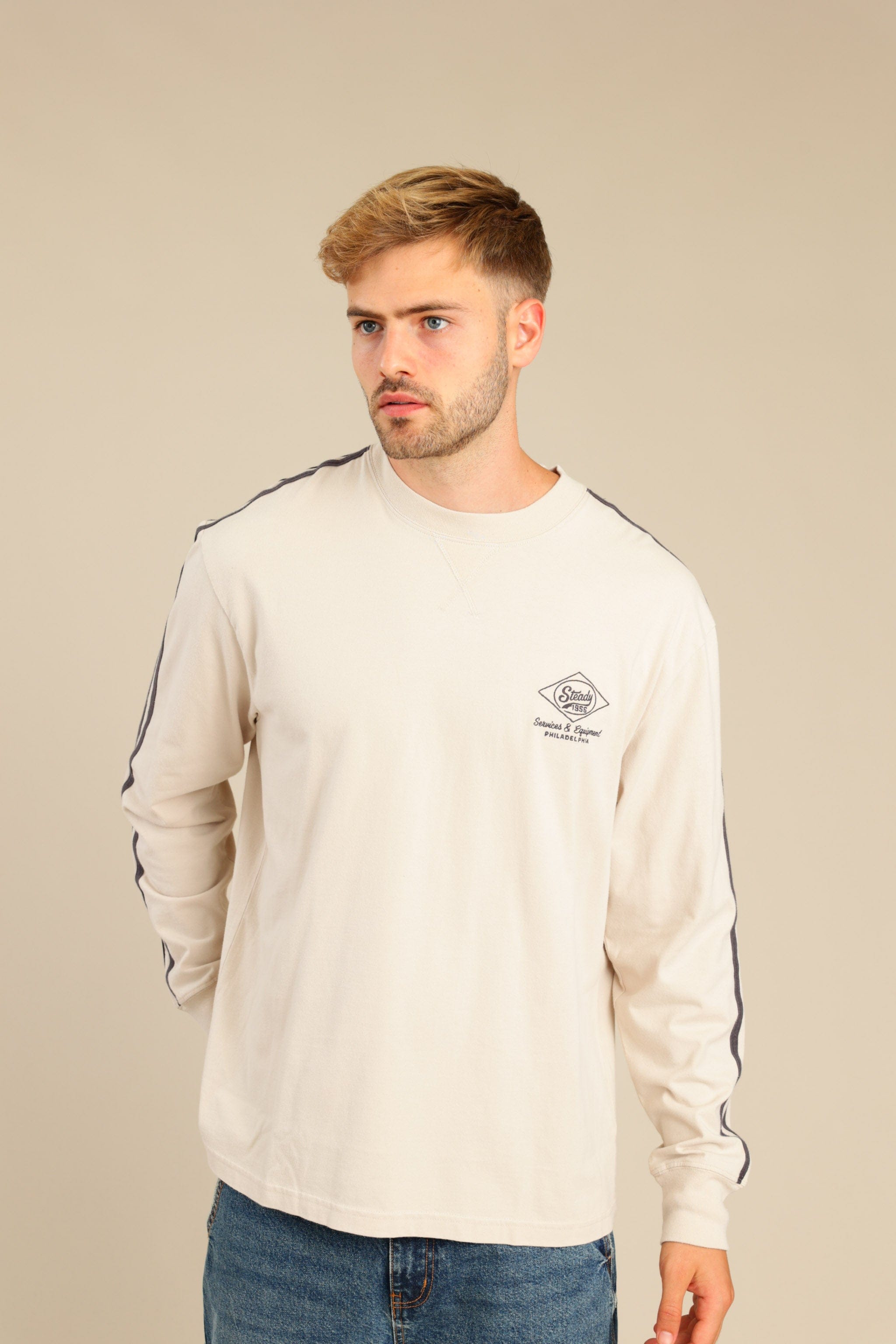 FOX גברים חולצה חולצה עם הדפס חולצה עם הדפס