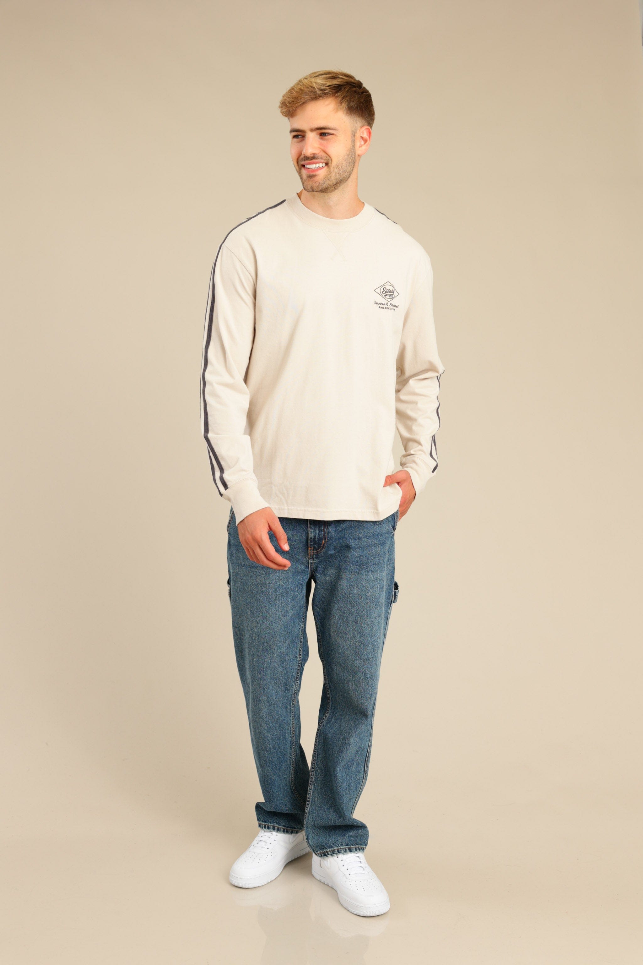 FOX גברים חולצה חולצה עם הדפס חולצה עם הדפס