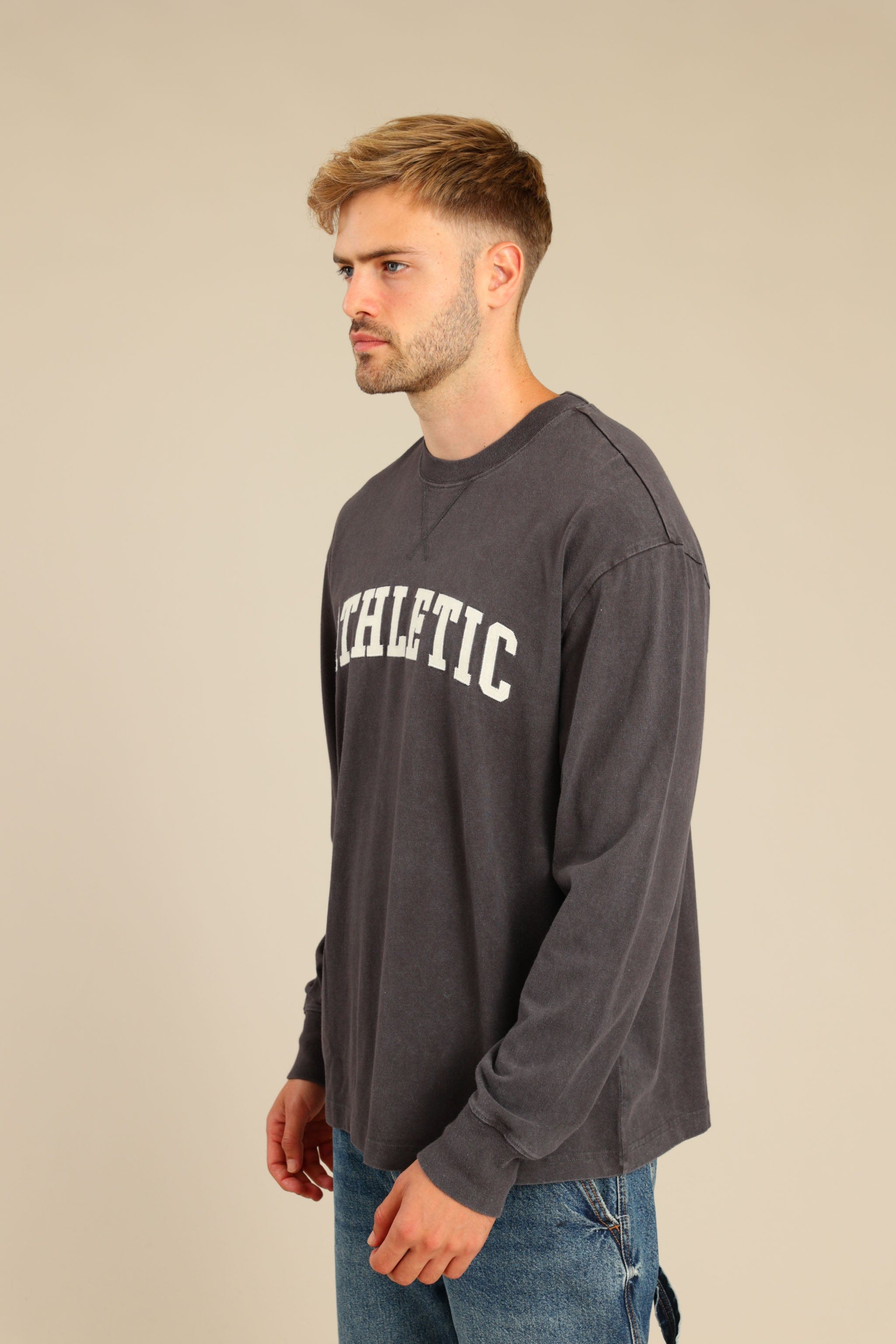 FOX גברים חולצה חולצה עם הדפס חולצה עם הדפס