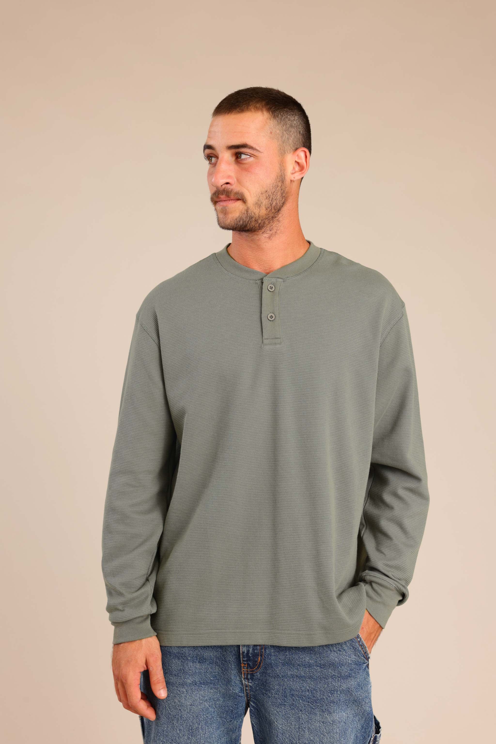 FOX גברים חולצה חולצה חלקה עם כפתורים חולצה חלקה עם כפתורים