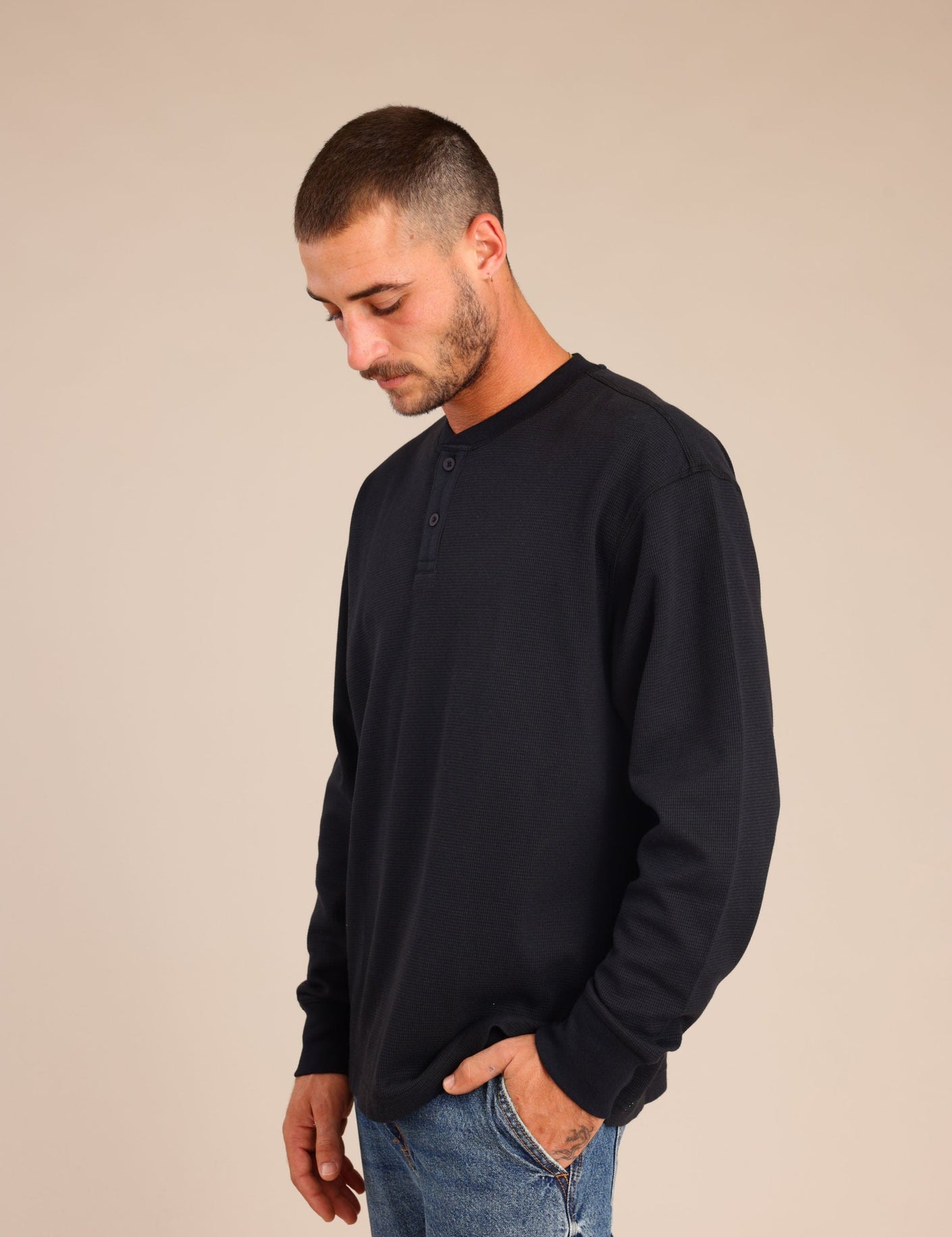 FOX גברים חולצה חולצה חלקה עם כפתורים חולצה חלקה עם כפתורים