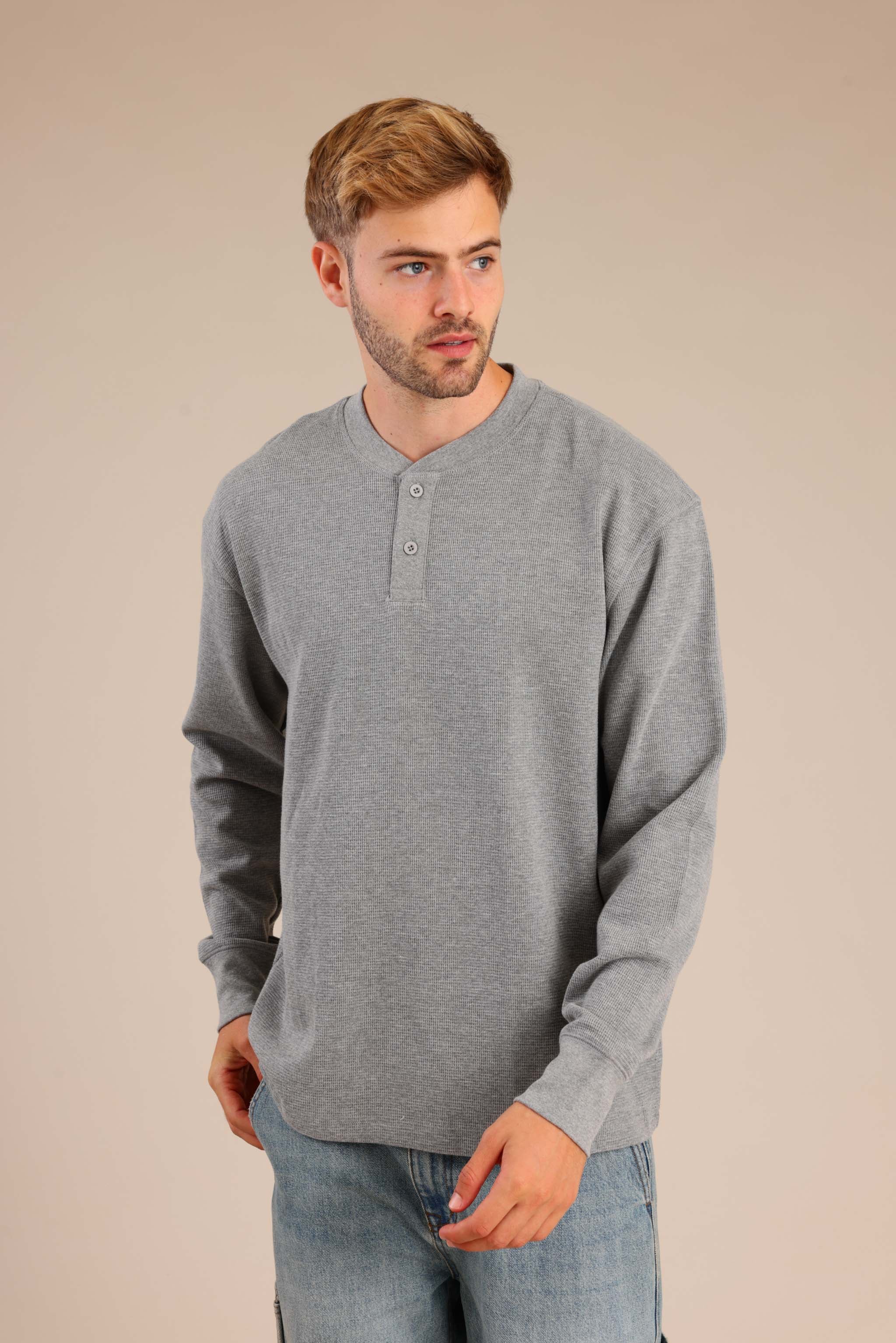 FOX גברים חולצה חולצה חלקה עם כפתורים חולצה חלקה עם כפתורים