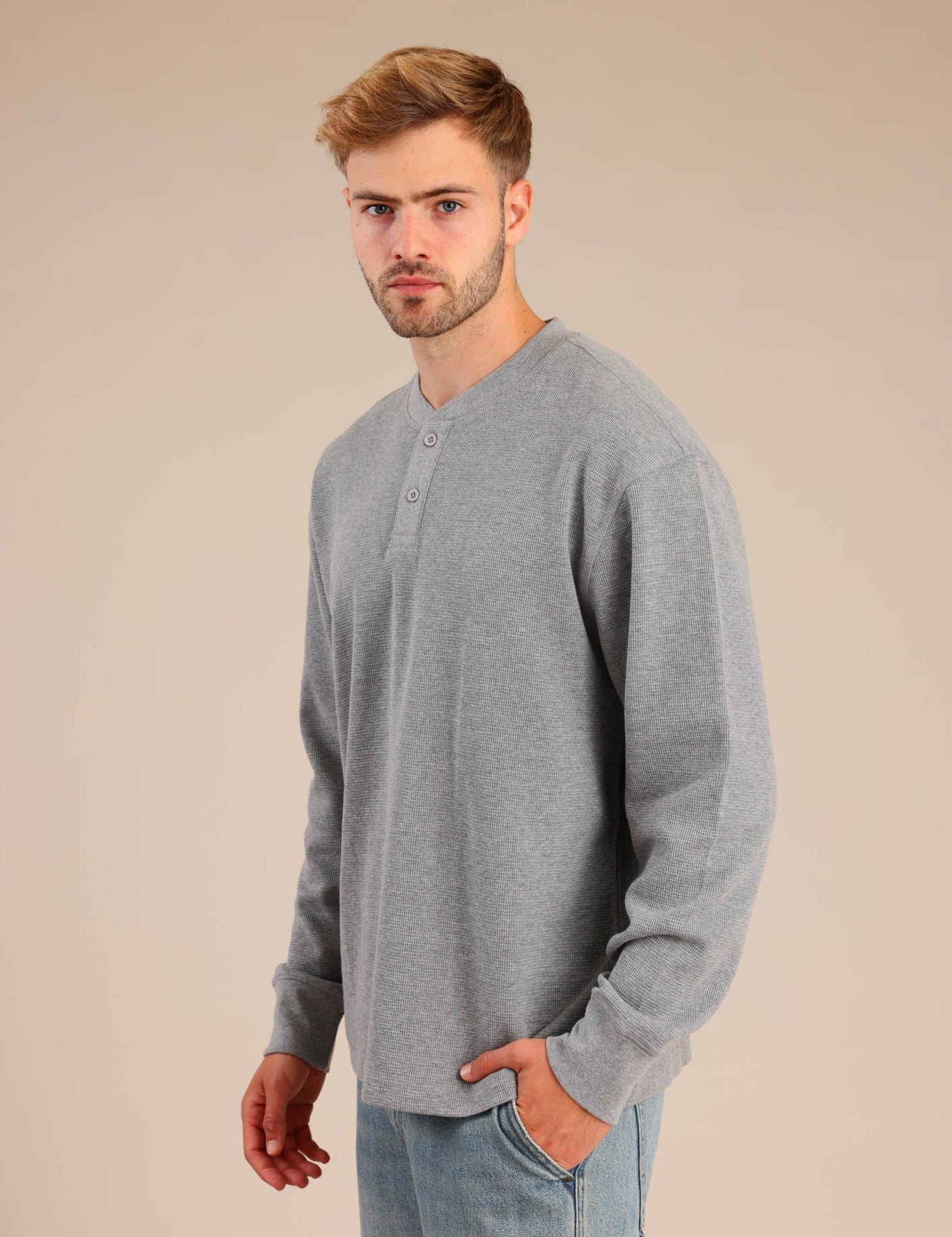 FOX גברים חולצה חולצה חלקה עם כפתורים חולצה חלקה עם כפתורים