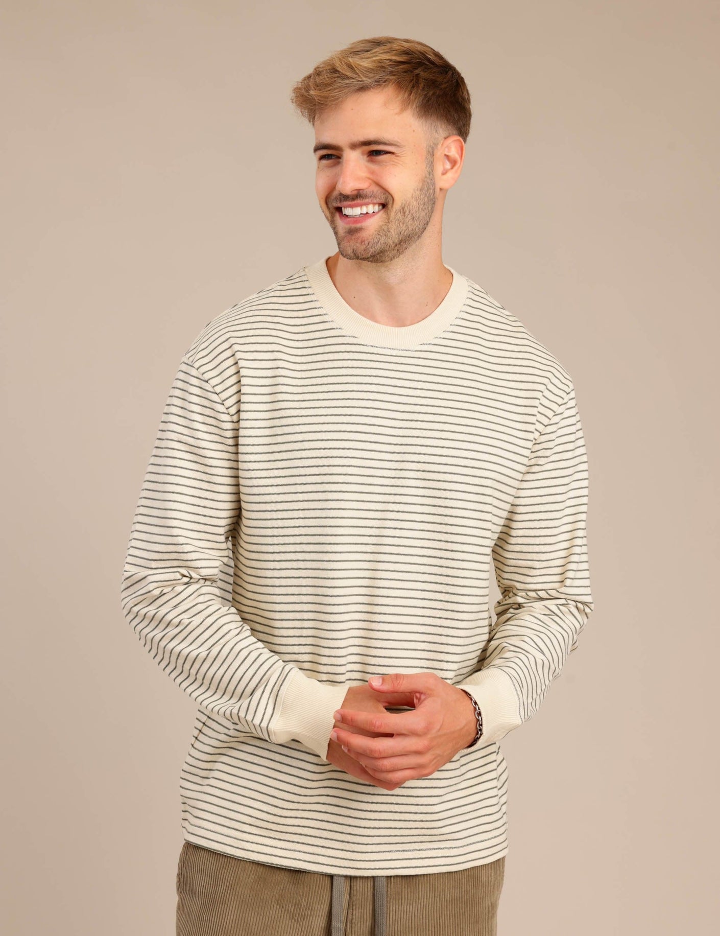 FOX גברים חולצה חולצה עם פסים חולצה עם פסים