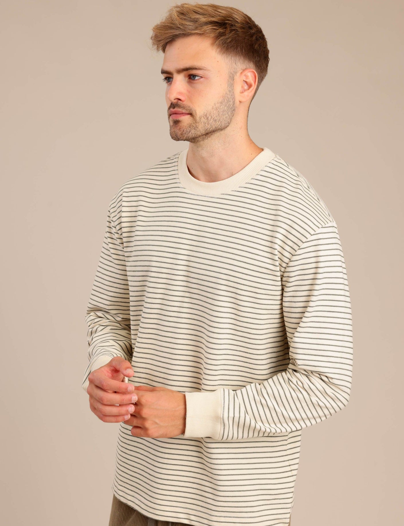 FOX גברים חולצה חולצה עם פסים חולצה עם פסים