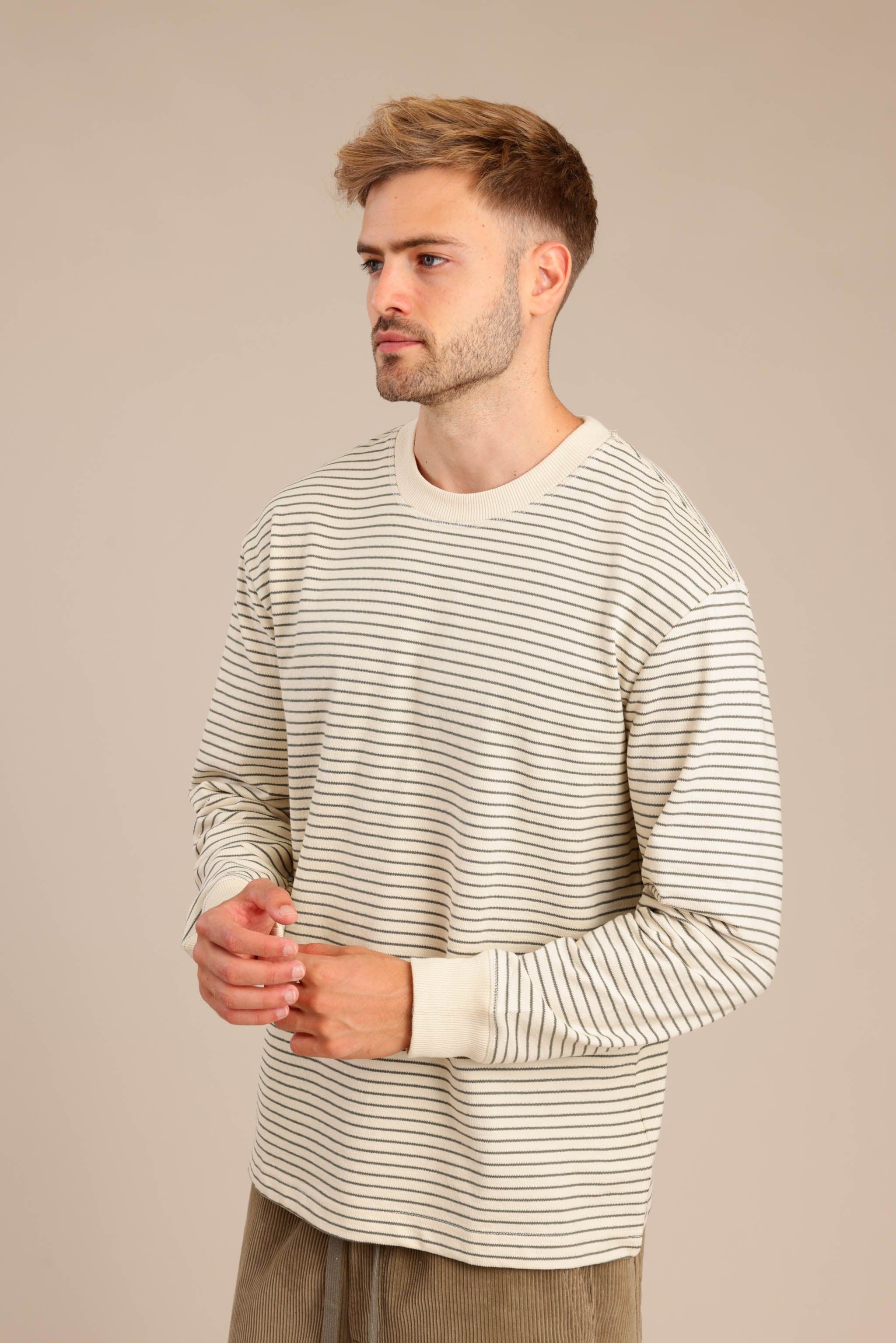 FOX גברים חולצה חולצה עם פסים חולצה עם פסים