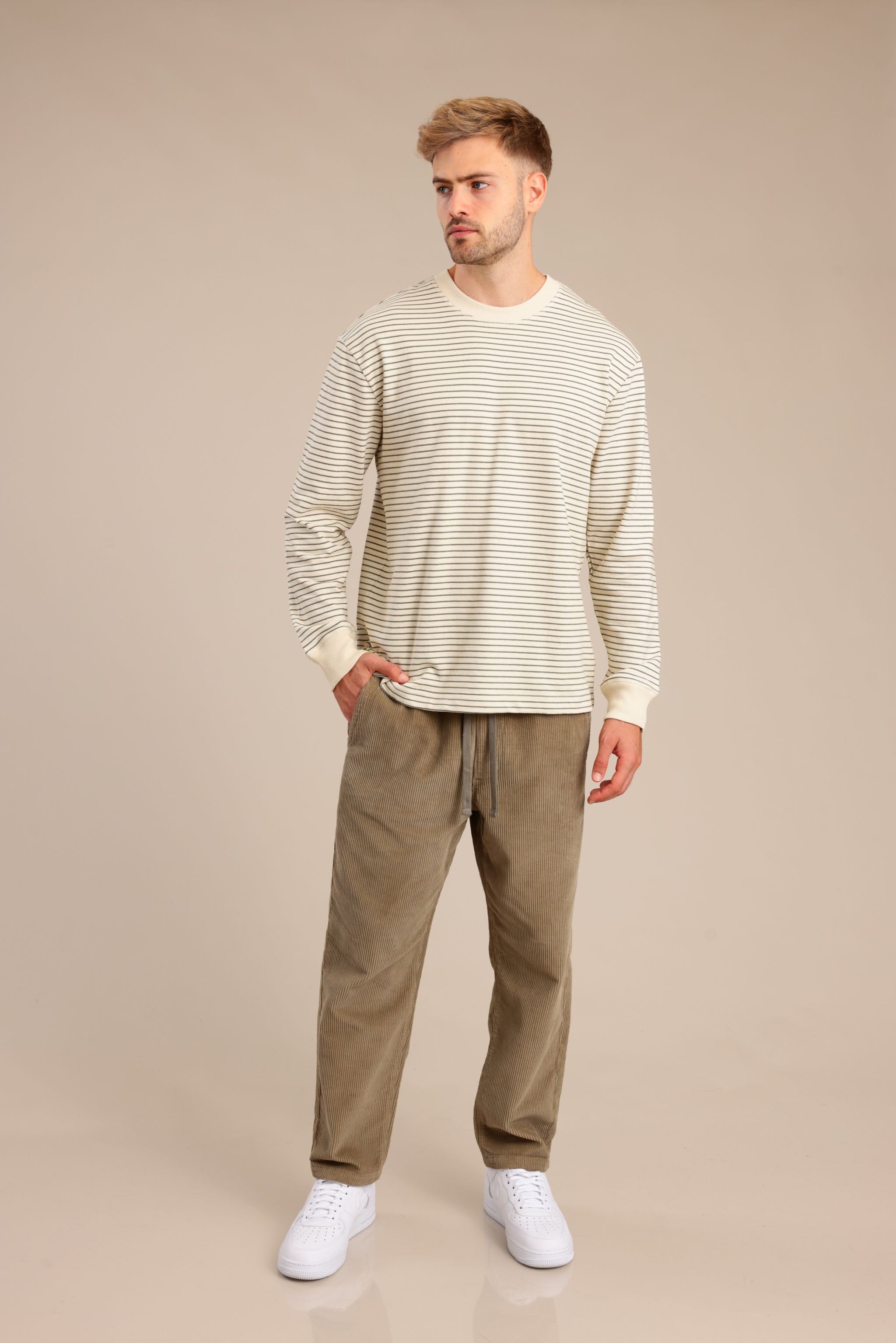 FOX גברים חולצה חולצה עם פסים חולצה עם פסים