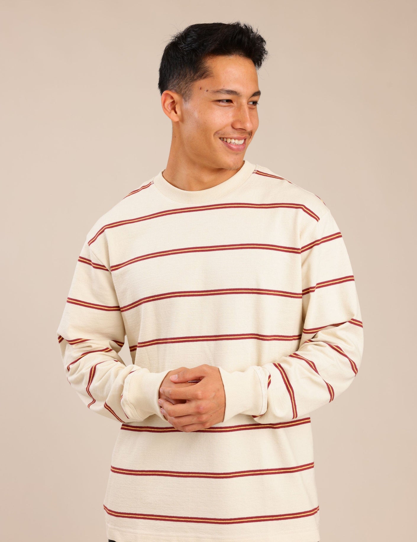 FOX גברים חולצה חולצה עם פסים חולצה עם פסים