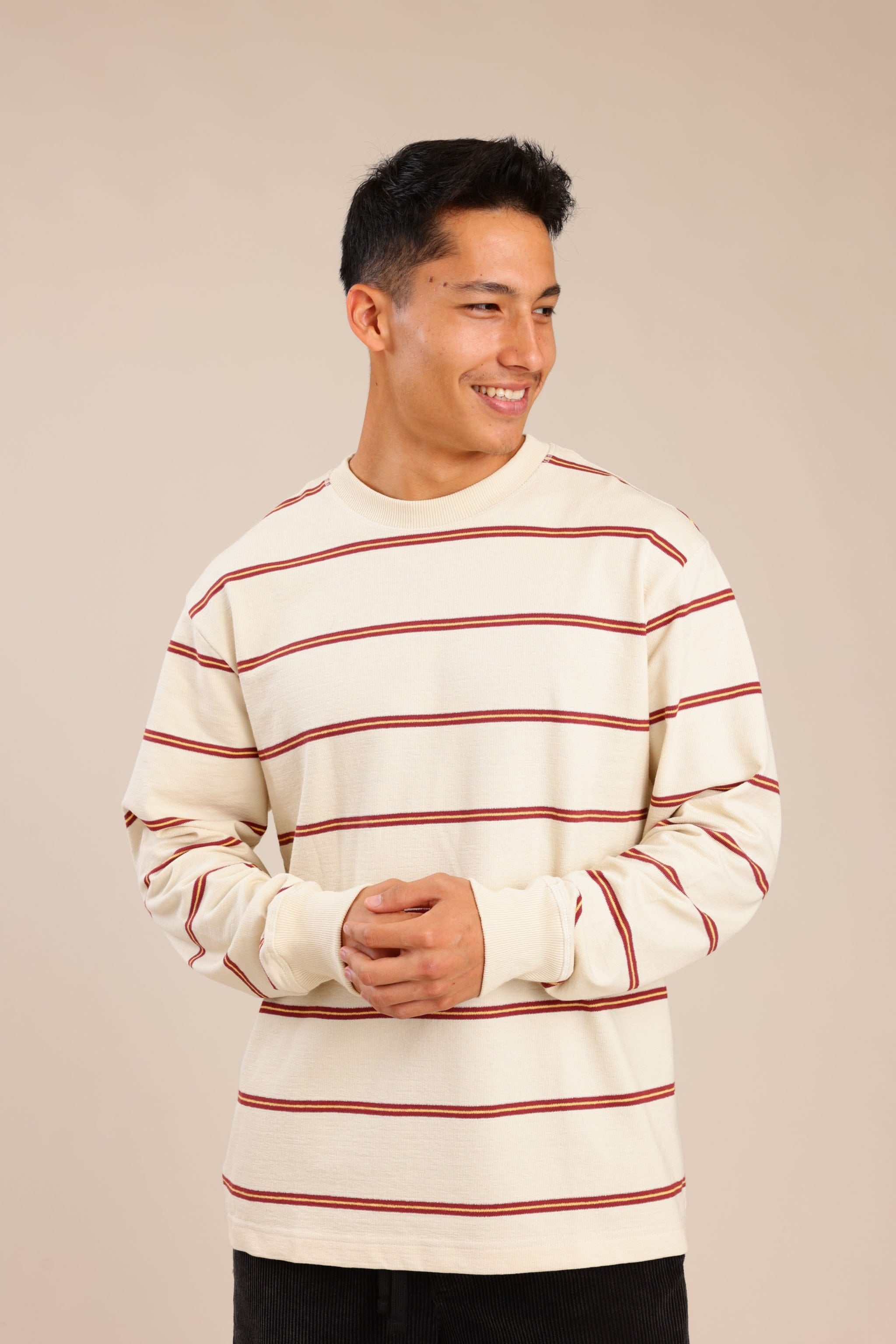 FOX גברים חולצה חולצה עם פסים חולצה עם פסים