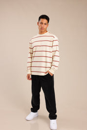 FOX גברים חולצה חולצה עם פסים חולצה עם פסים