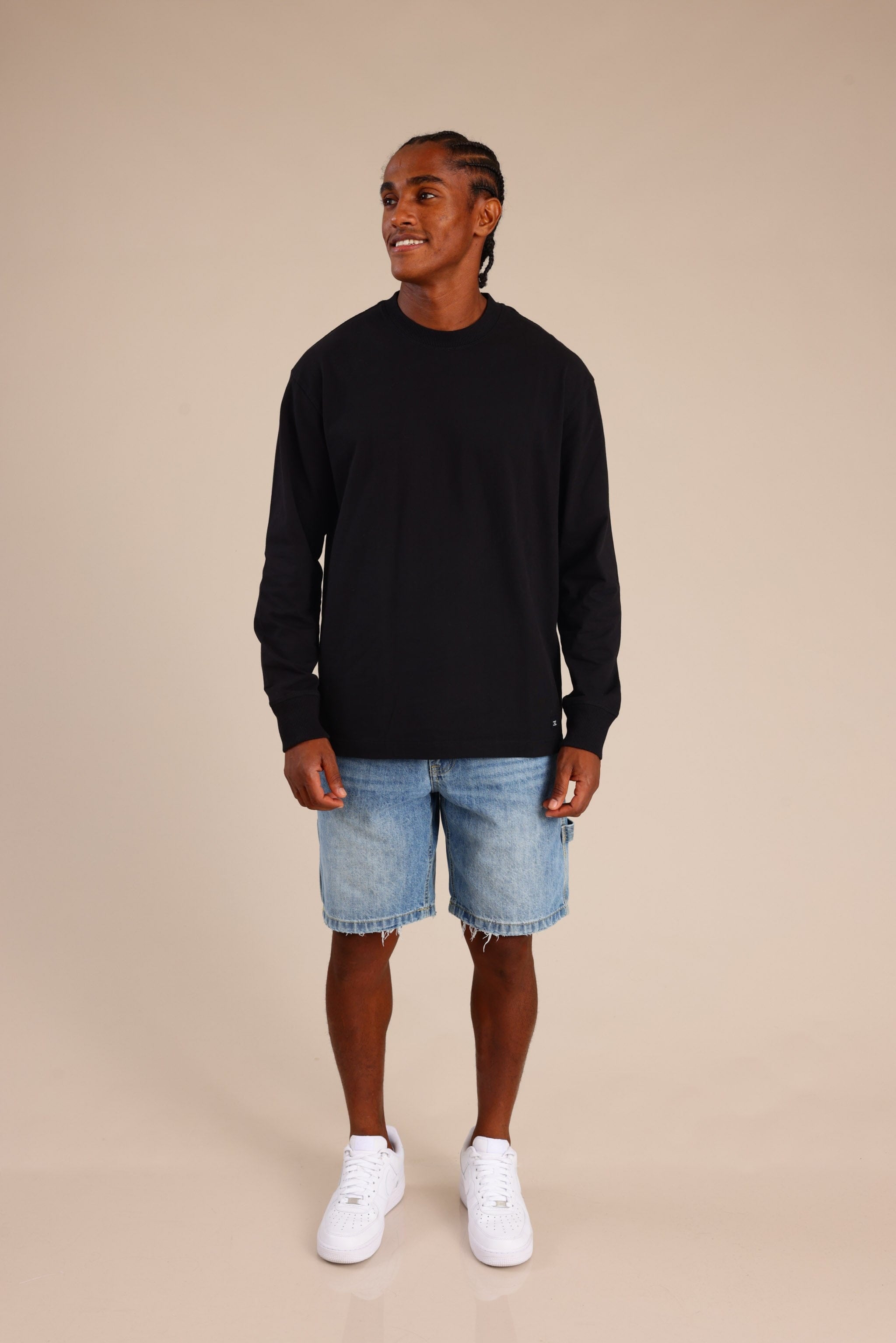 FOX גברים חולצה חולצה חלקה חולצה חלקה