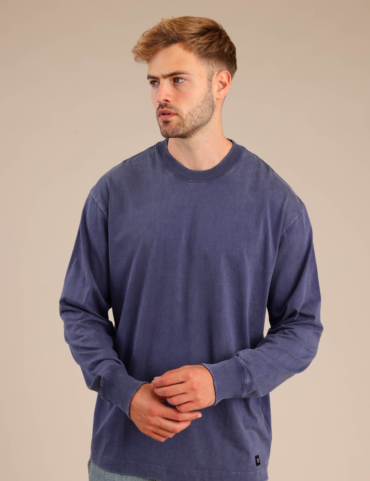 FOX גברים חולצה חולצה חלקה חולצה חלקה