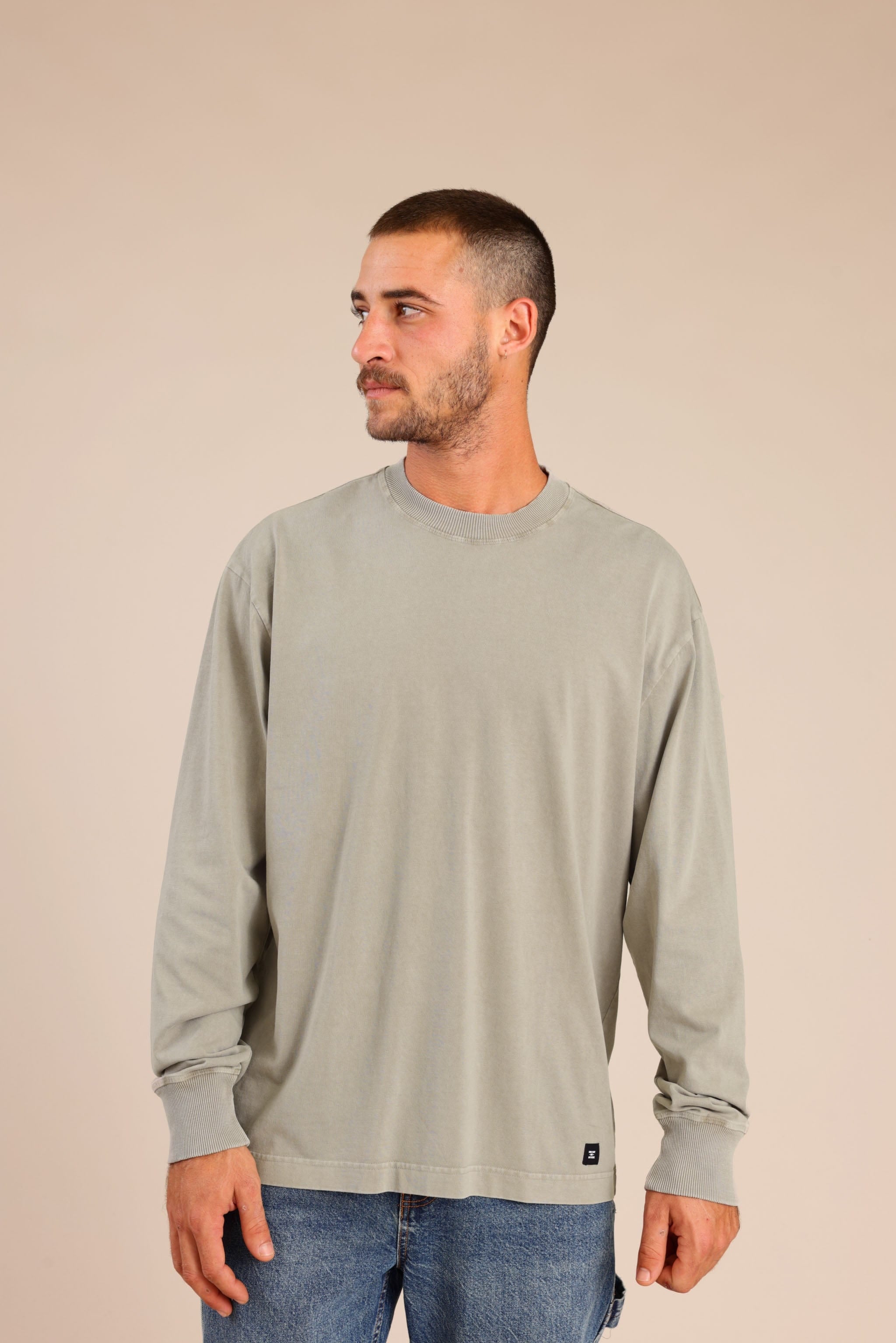 FOX גברים חולצה חולצה חלקה חולצה חלקה