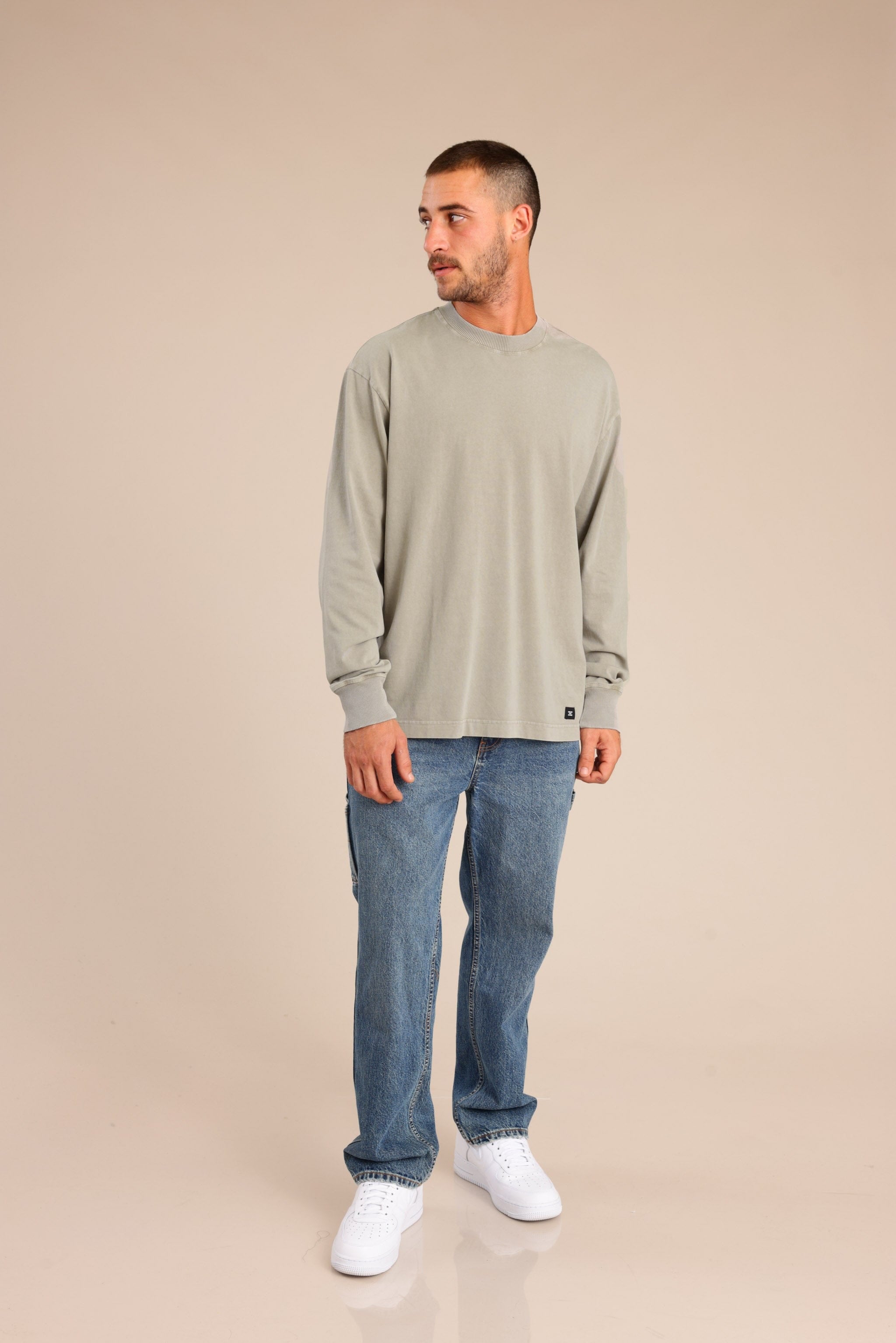 FOX גברים חולצה חולצה חלקה חולצה חלקה