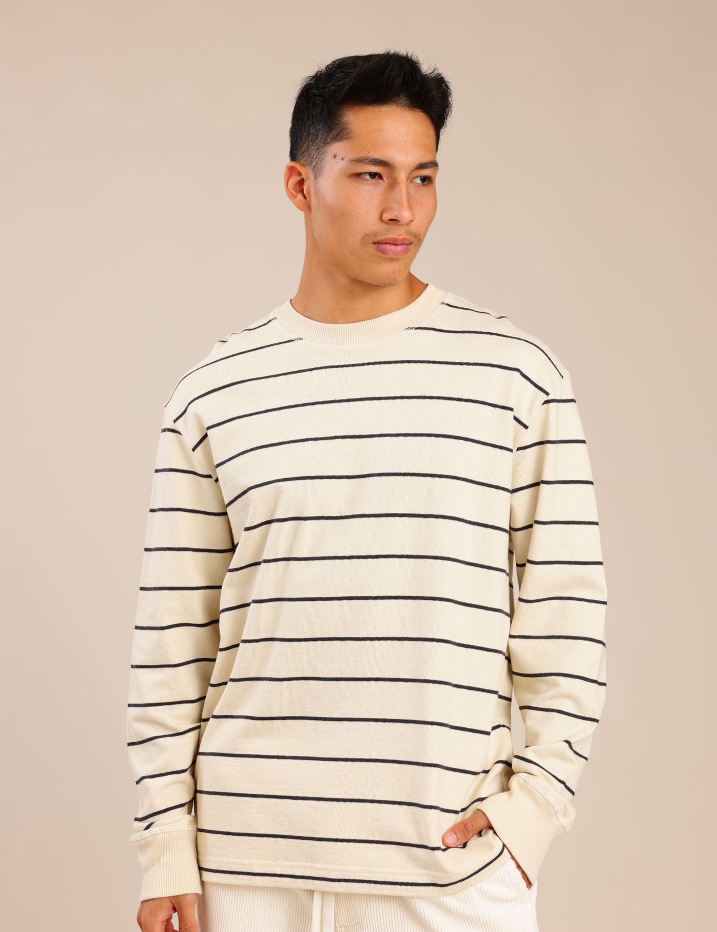 FOX גברים חולצה חולצה עם פסים חולצה עם פסים