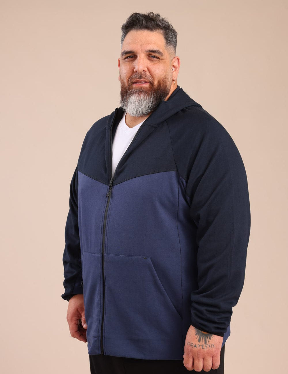 FOX פלאס גברים פוטרים קפוצ'ון טק | PLUS SIZE קפוצ'ון טק | PLUS SIZE