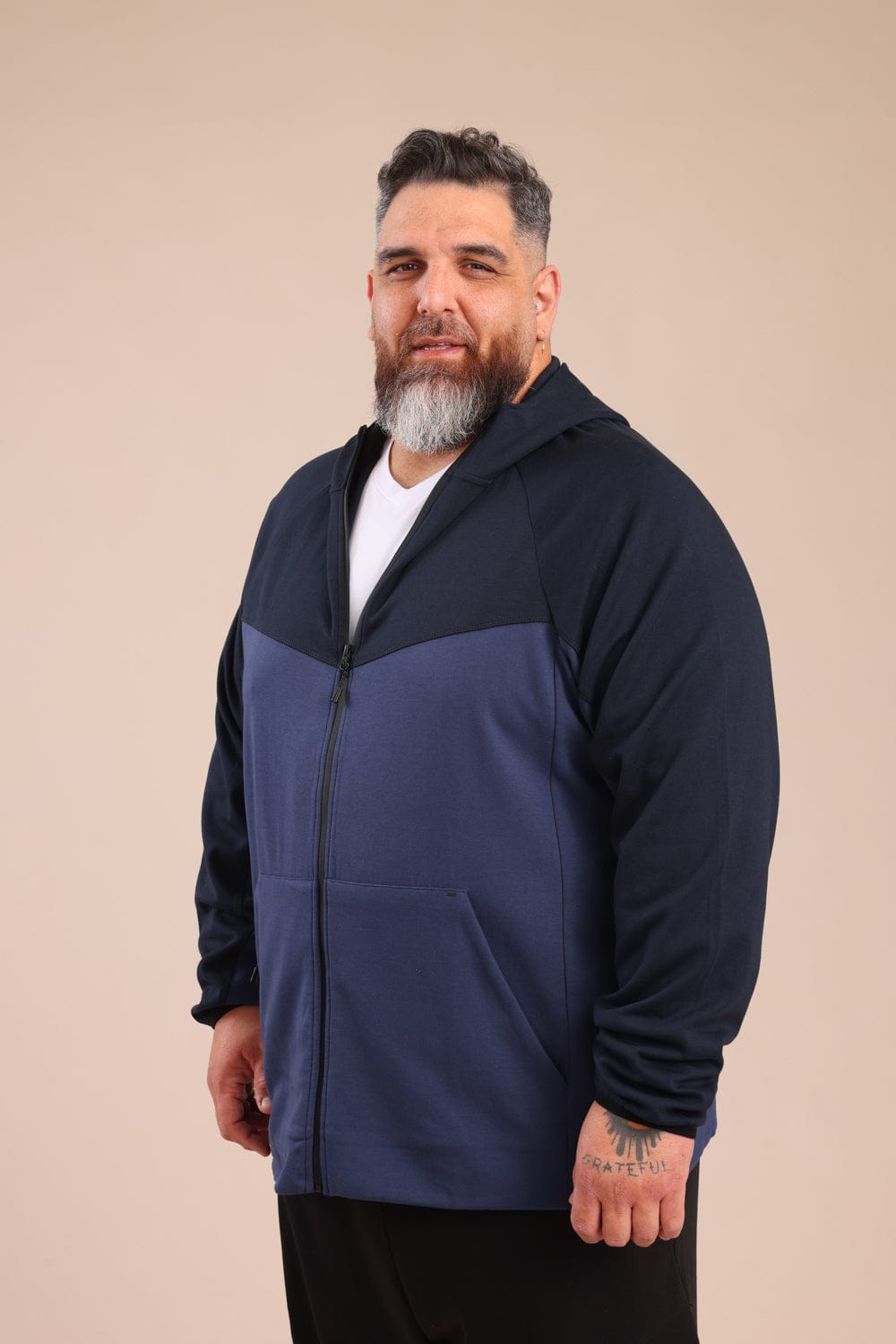 FOX פלאס גברים פוטרים קפוצ'ון טק | PLUS SIZE קפוצ'ון טק | PLUS SIZE