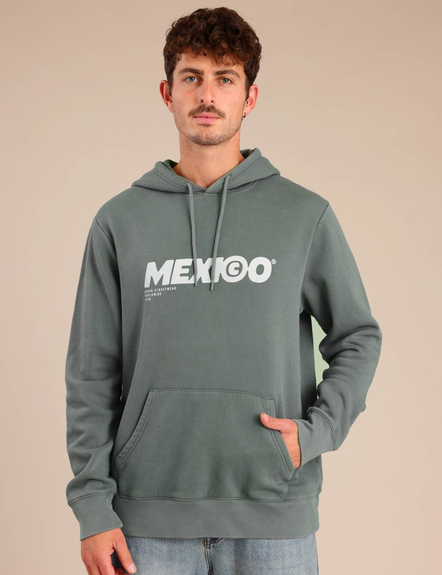 FOX גברים פוטרים פוטר קפוצ'ון עם הדפס פוטר קפוצ'ון עם הדפס