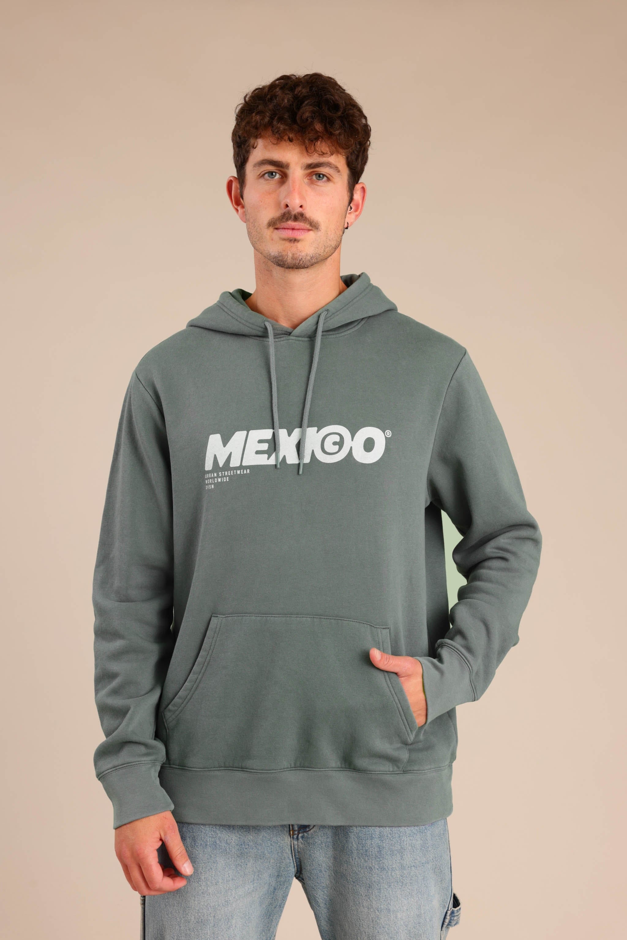 FOX גברים פוטרים פוטר קפוצ'ון עם הדפס פוטר קפוצ'ון עם הדפס