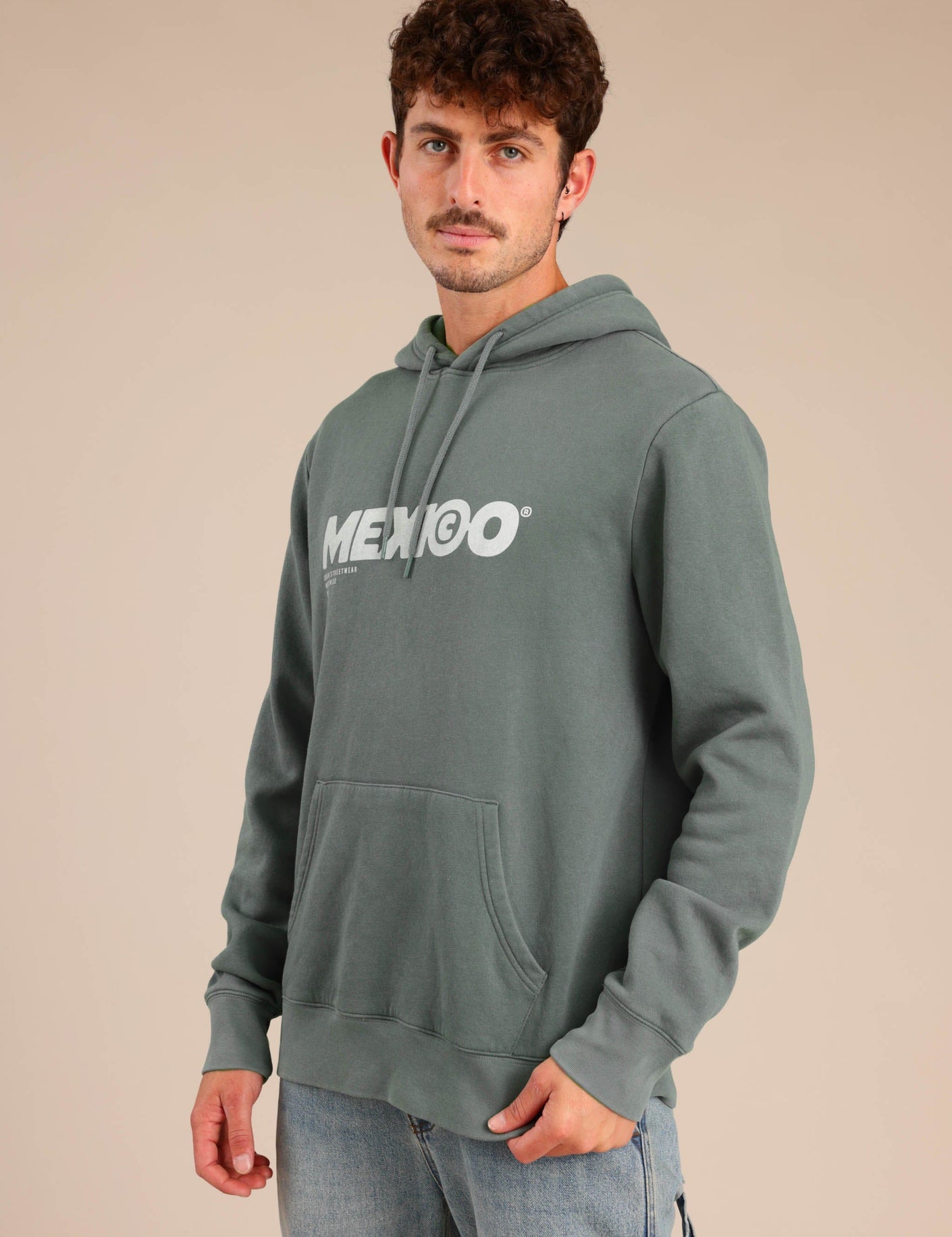 FOX גברים פוטרים פוטר קפוצ'ון עם הדפס פוטר קפוצ'ון עם הדפס