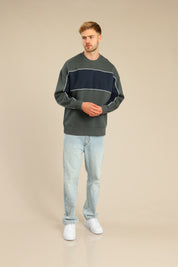 FOX גברים פוטרים פוטר עם פס פוטר עם פס