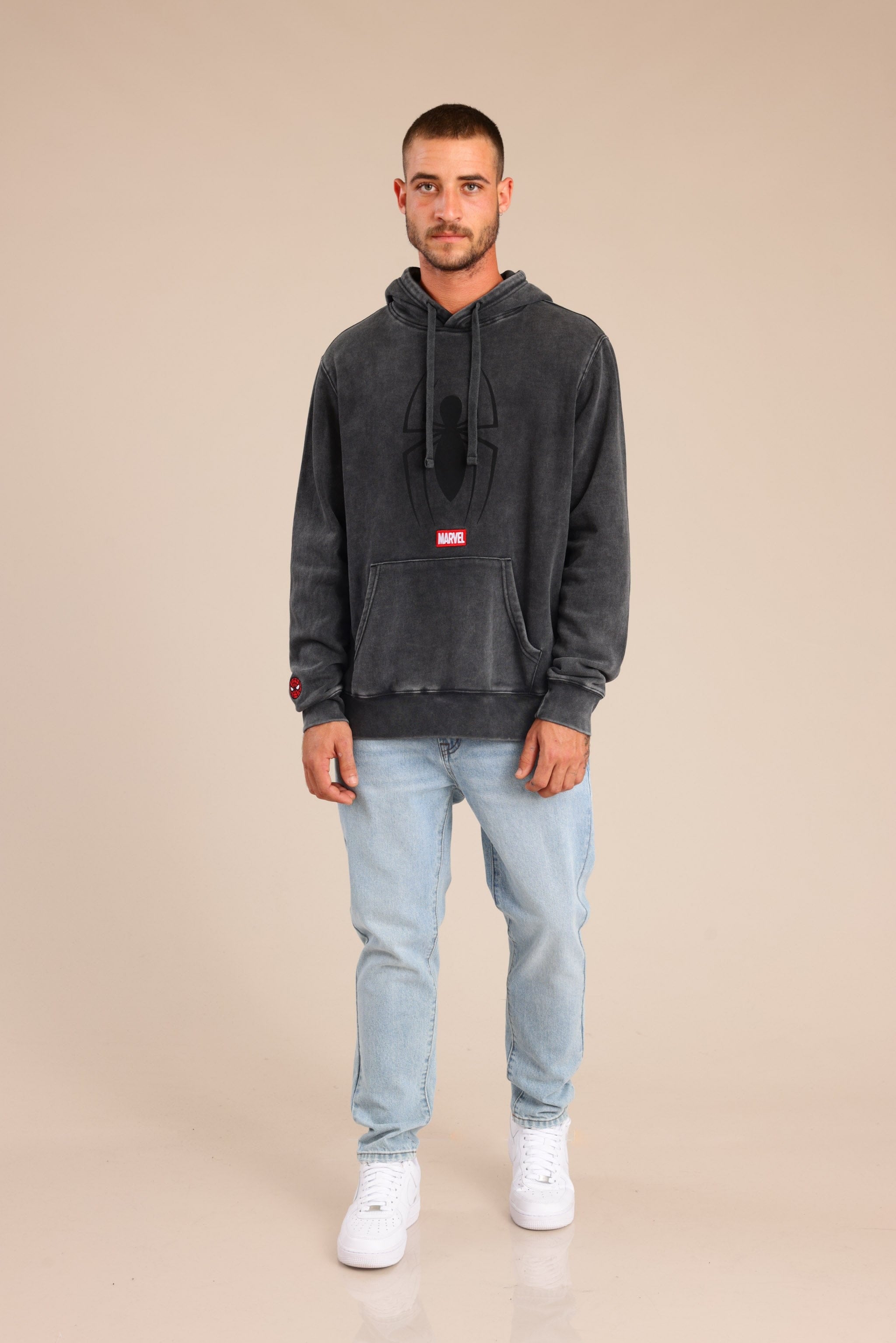 FOX גברים פוטרים פוטר קפוצ'ון גברים ממותג ספיידרמן פוטר קפוצ'ון גברים ממותג ספיידרמן