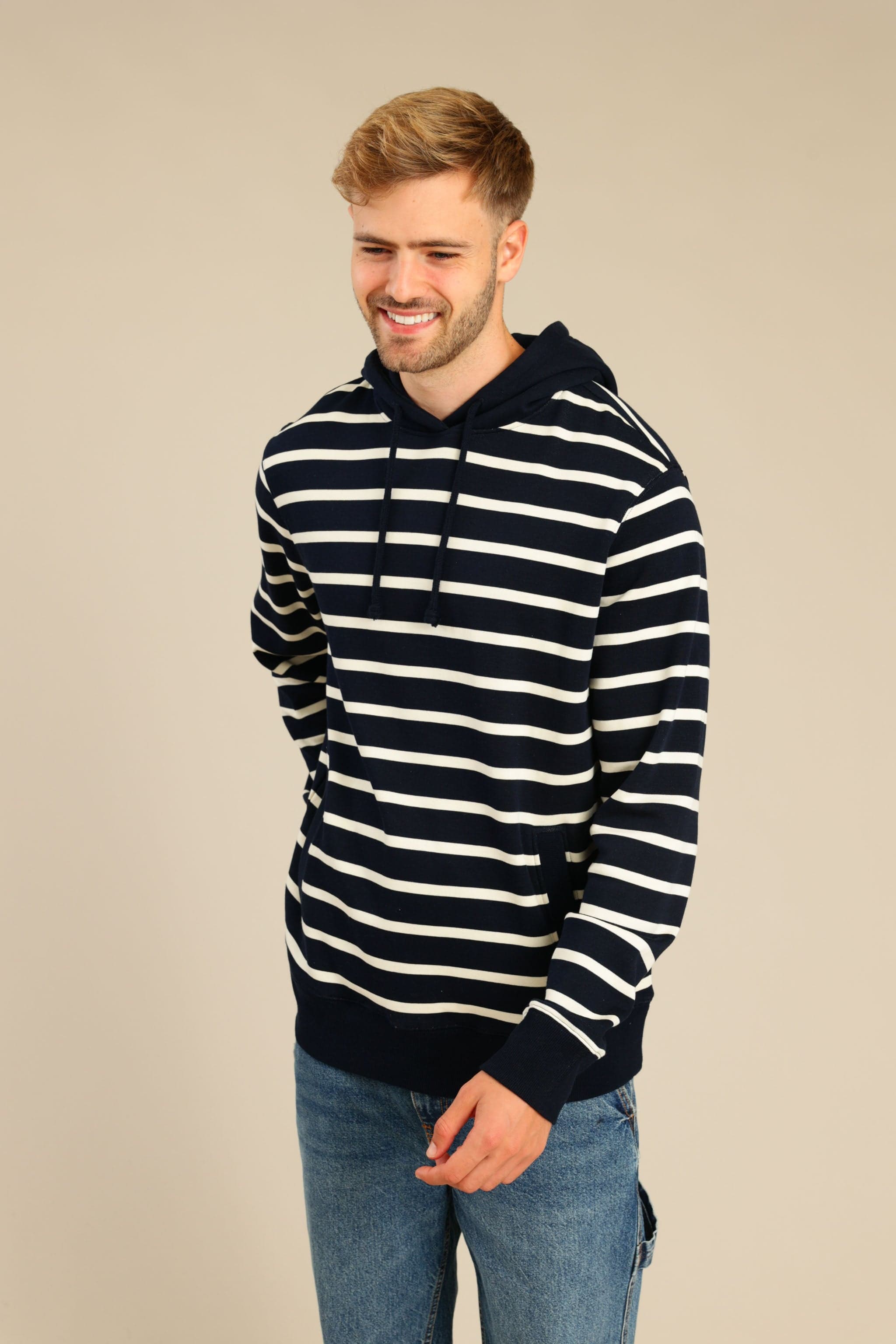 FOX גברים פוטרים קפוצ'ון פוטר פסים קפוצ'ון פוטר פסים