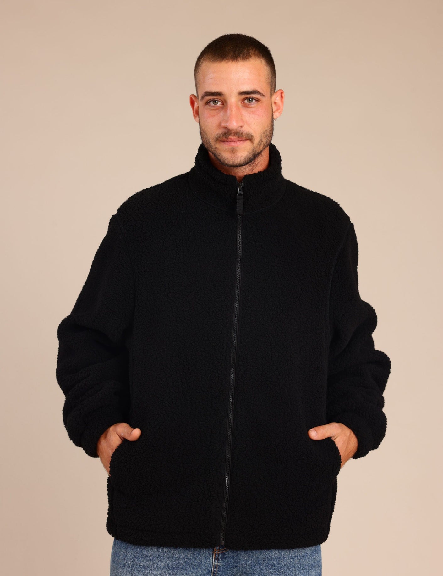 FOX גברים פליזים קרדיגן פליז קרדיגן פליז