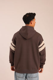 FOX גברים פוטרים פוטר קפוצ'ון עם הדפס פוטר קפוצ'ון עם הדפס